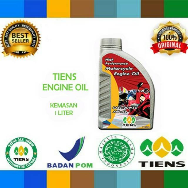 Tiens Engine Oli Untuk Perawatan Oli Mesin Motor Ramah Lingkungan