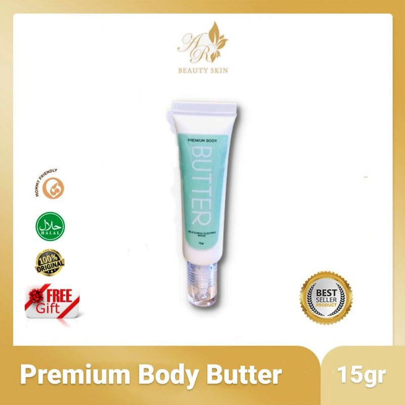 Premium Body Butter RSD Risda Skin Glow Pemutih badan (Malam)