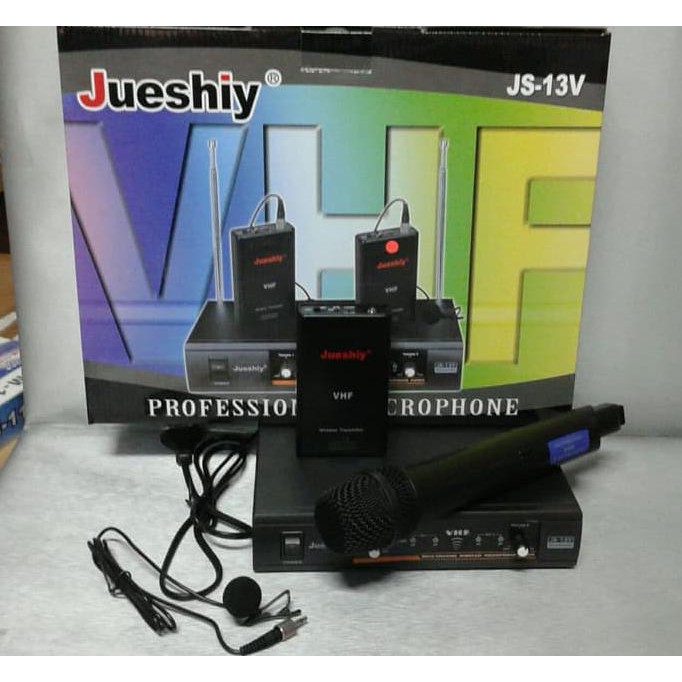 Super Mic Wireless Jueshiy Js-13V Pegang Jepit Sale