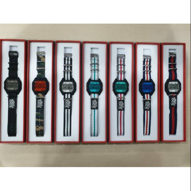 Jam tangan watch pria wanita cewek cowok 7 warna casual formal sport AlexandreChristie 9224 original