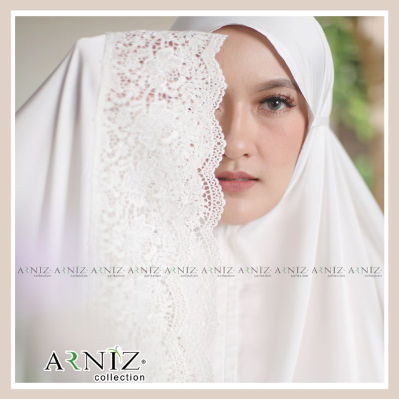 Prada Prayer Set (mukenah) broken white by Arniz Collection
