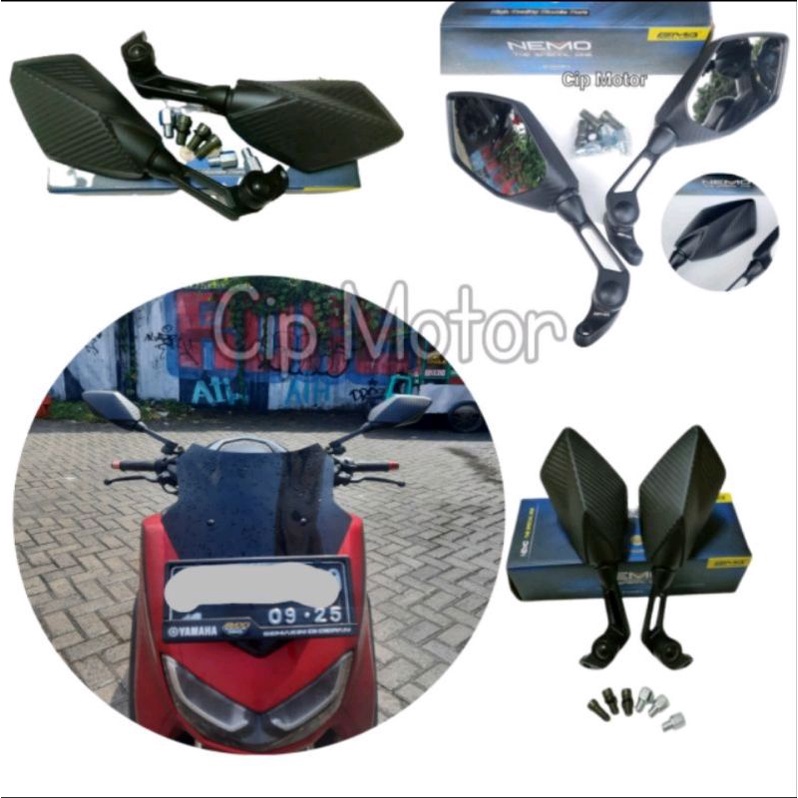 Spion Ducati Vario 160 Tangkai Pendek Spion Vario 160 Adv Pcx Nmax Aerox New Nmax