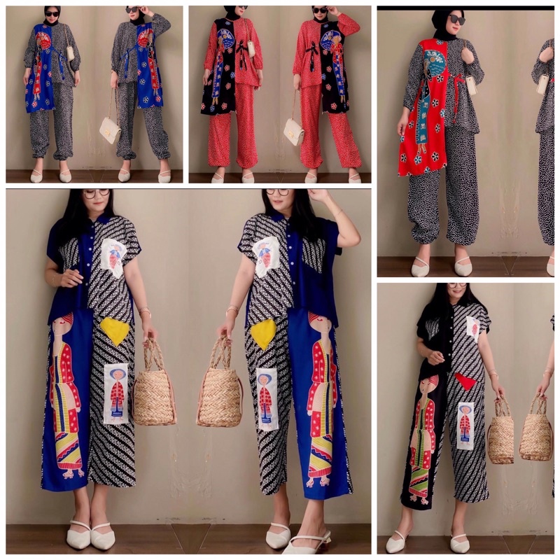 SETELAN BATIK MBOK JAMU | ONE SET BATIK | SETELAN BATIK KATUN | Baju Kondangan | Batik | One set bat
