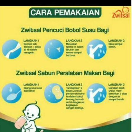 Zwitsal Baby Bottle &amp; Utensil Cleaner 425ml / Zwitsal Sabun Cuci Botol Bayi 425ml