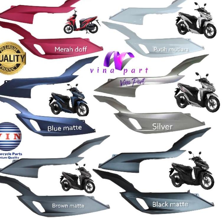 cover under side dek samping bawah vario 150 new 2018 k59j putih silver hitam coklat biru merah doff