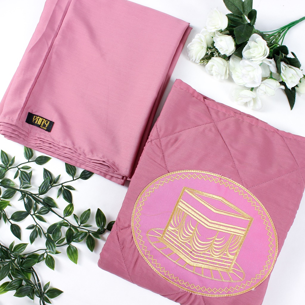 Sajadah Dusty by Parisku - Sajadah Dewasa Sajadah Warna Pink Sajadah Empuk