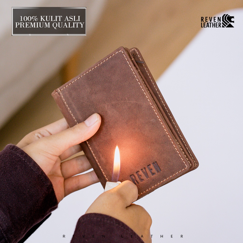 Dompet Kulit Dompet Pria Premium Wallet Kulit Sapi Asli Fashion Pria Cowok Original Murah Branded