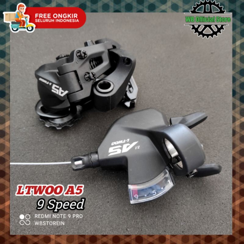 Mini Groupset 9 Speed LTWOO A5 Short Cage / Shifter 9 Speed / RD 9 Speed ORIGINAL L-Twoo