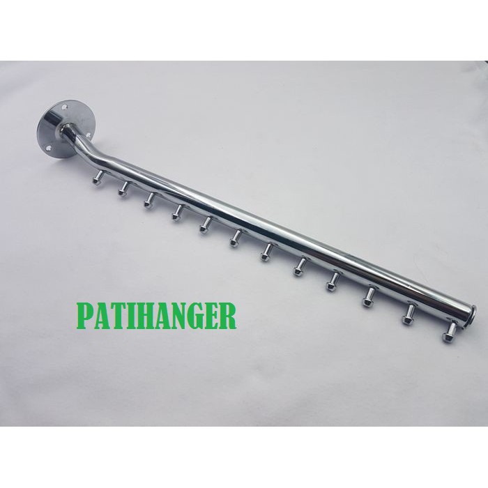 Suling Dinding  12 Titik IMPORT Hanger Gantungan  Baju  