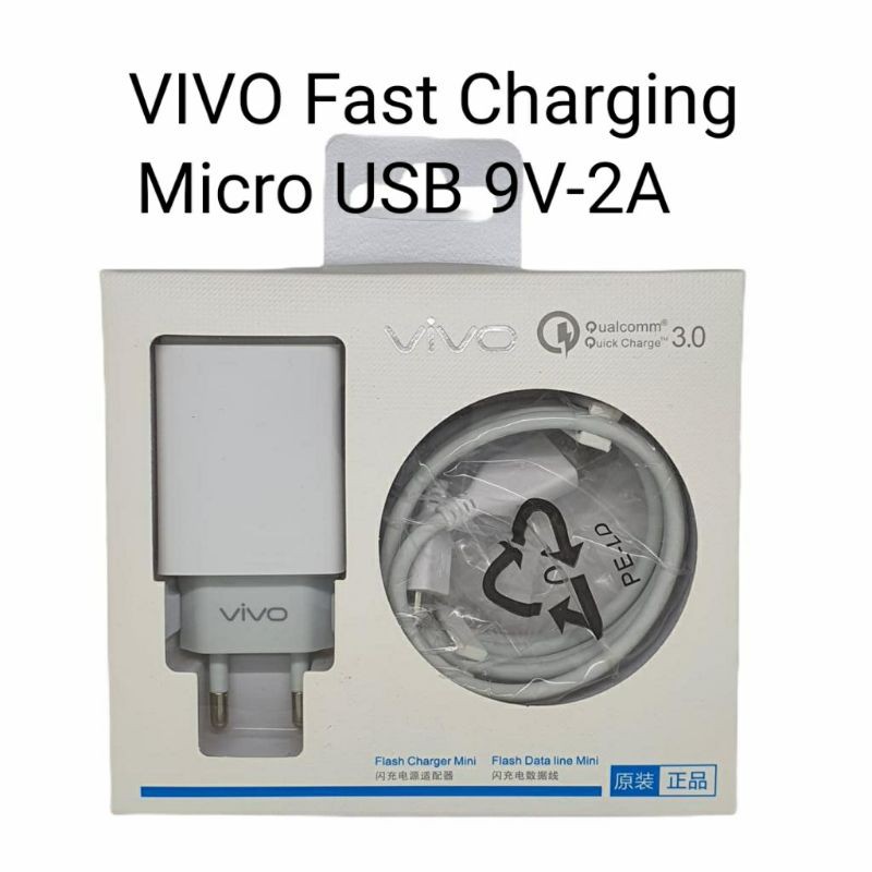 Charger Casan Vivo V5 Plus V11 Fast Charging Colokan Micro Usb 168s