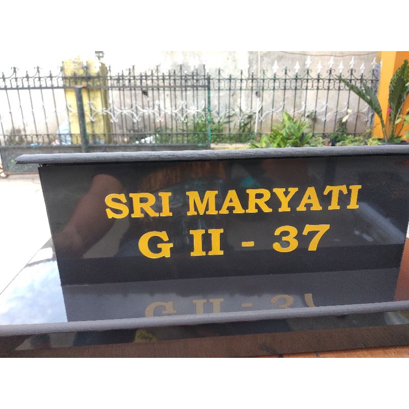 BATU NISAN MAKAM KUBURAN JAHUL MAESAN JUMBO UKURAN 30X40 KOTA GRANITO GRATIS PACKING KAYU