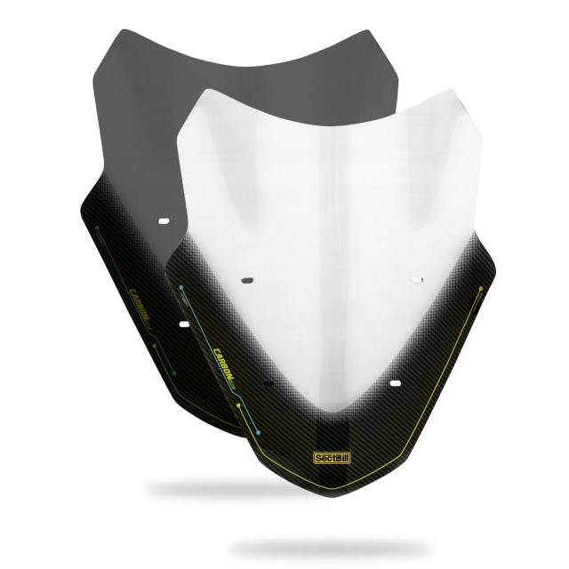 Windshield Sectbill seri Vector Carbon for Yamaha Nmax
