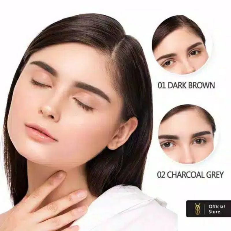 Dual Eyebrow Styler charcoal grey