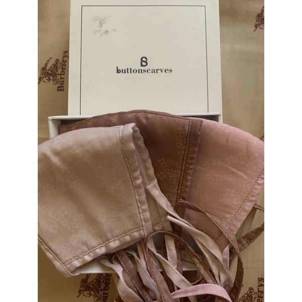 buttonscarves the monogram paded mask buttonscarves