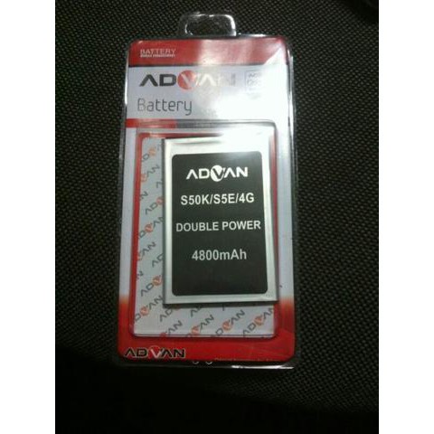 BEST SELLER BATERAI HP ADVAN ORIGINAL 99% (BT) S5E 4G / S50K