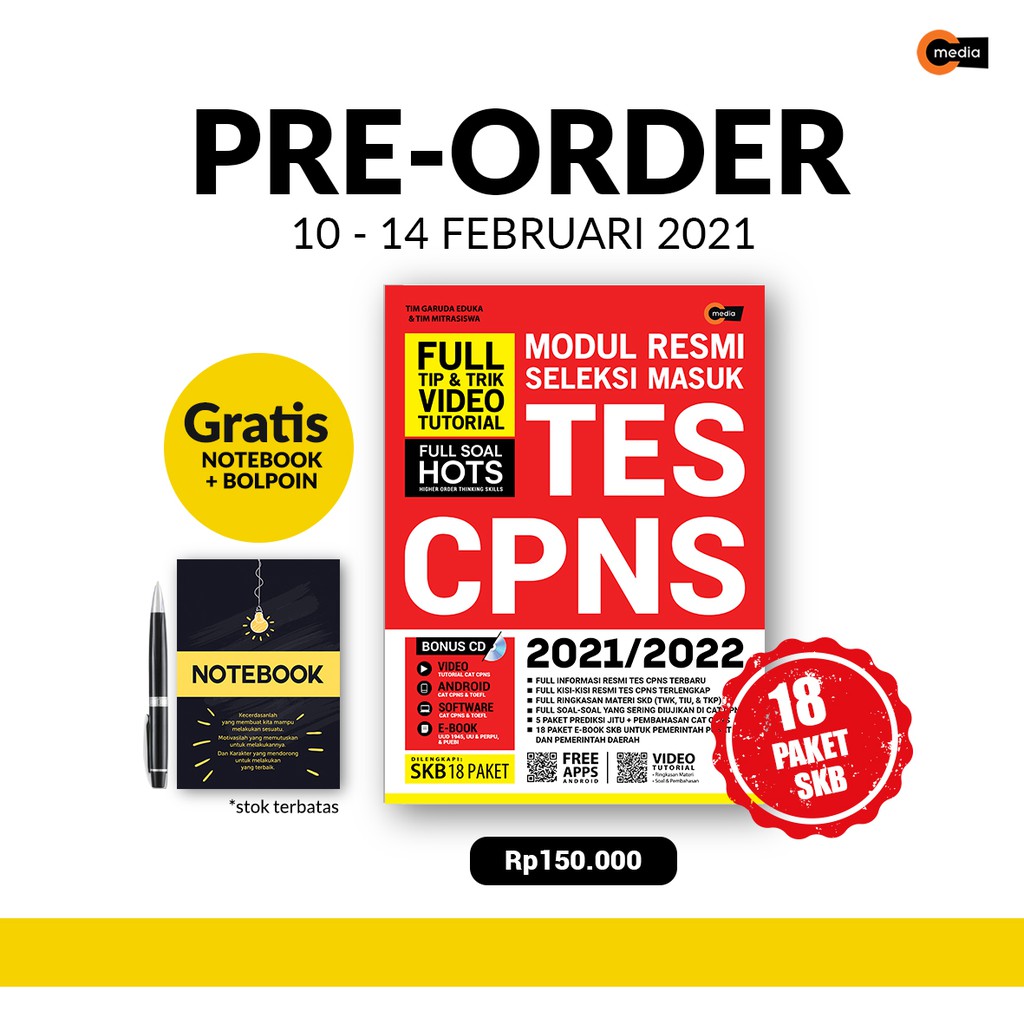 Modul Resmi Seleksi Masuk Tes Cpns 2021 2022 Cd Shopee Indonesia