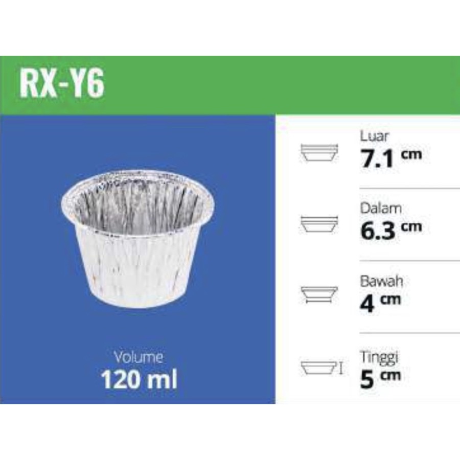 Aluminium Tray / RX Y6 / Aluminium Cup