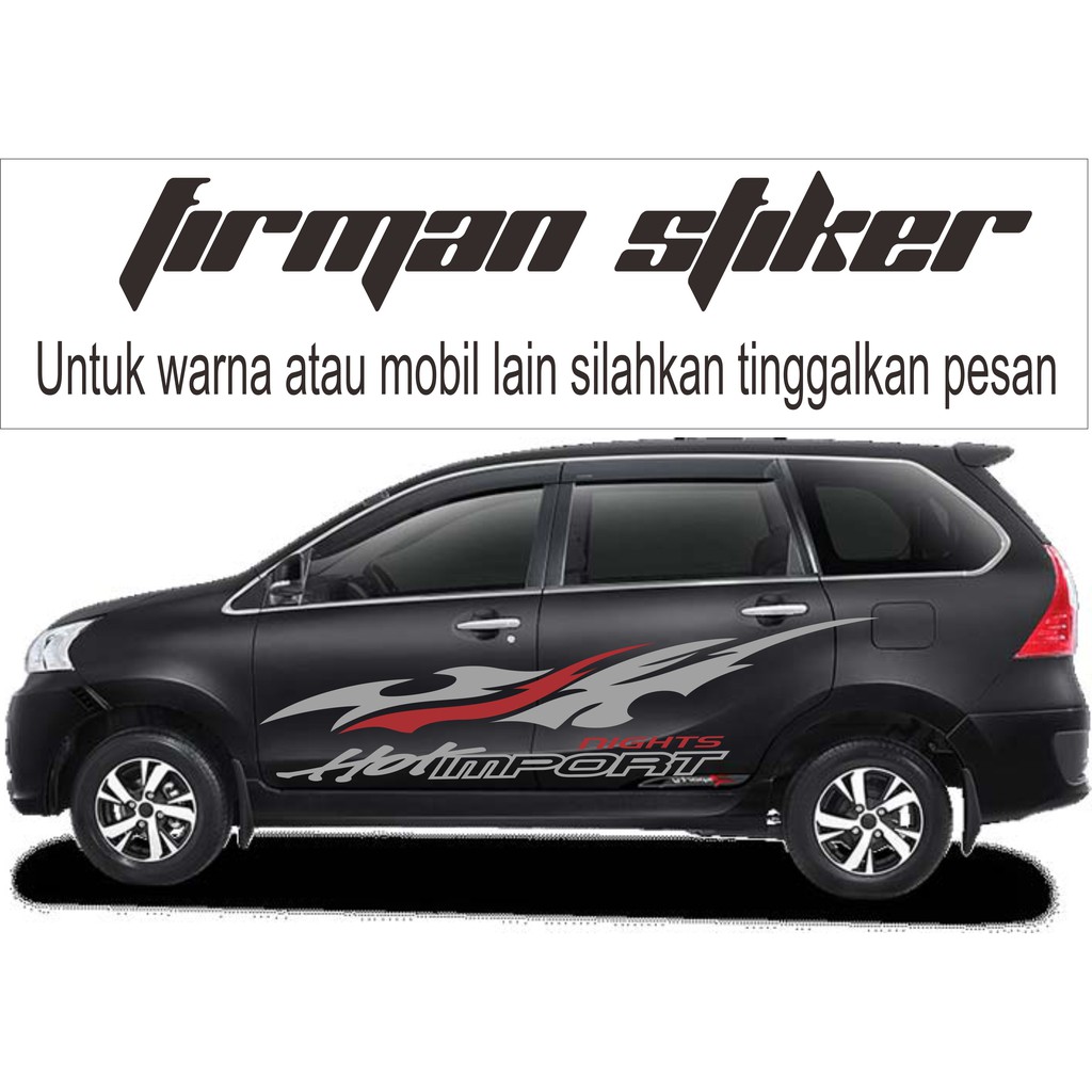 Koleksi Galeri Stiker  Variasi  Avanza  Terlengkap Bamboe Modif