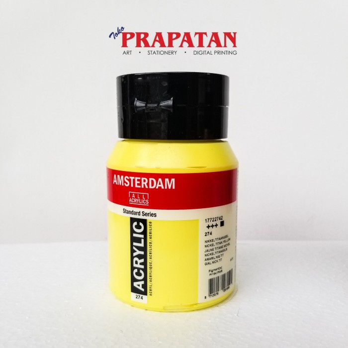 

Amsterdam Acrylic Paint 500ml PART 1 / Cat Akrilik Amsterdam - 274 AND27