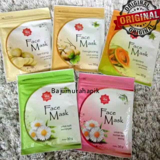 Viva Masker Wajah Bubuk Bengkuang/ Papaya/ Kentang/ Normal/ Oily