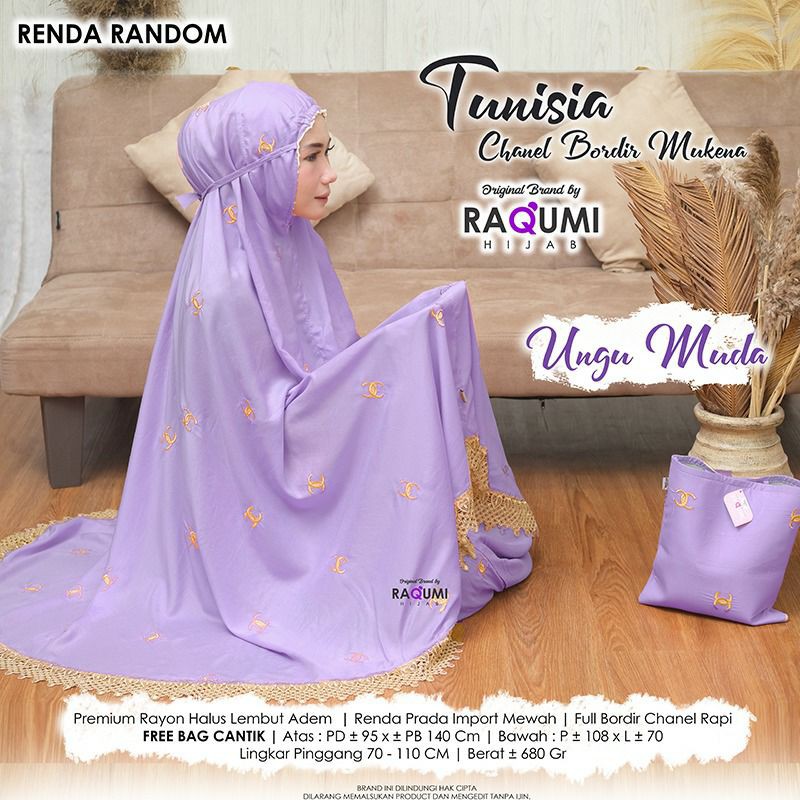 Mukena tunisia ori by raqumi hijab