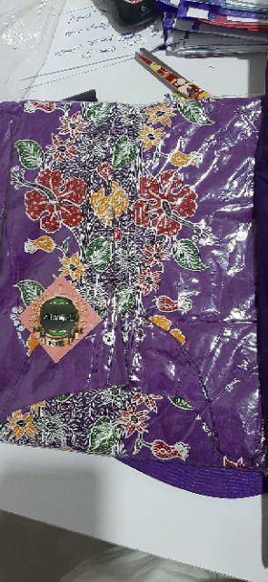 Aserehe Zigzag Tunik Jumbo Batik Mataraman Sogan Camaline Seragam Kantor Kerja Xxl Ld 132