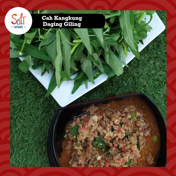 

Cah Kangkung Daging Giling