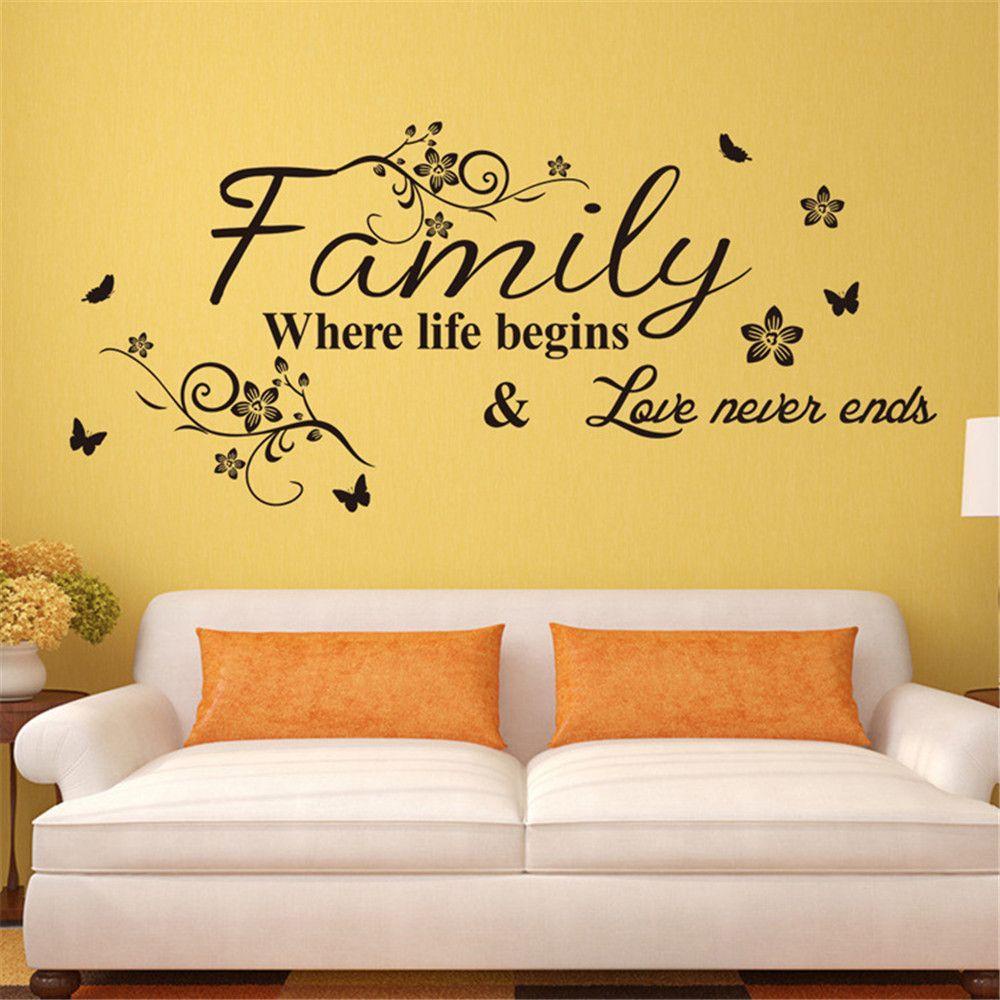 Solighter Quote Viny Murals Removable Removable Wallpaper Ungkapan Bahasa Inggris