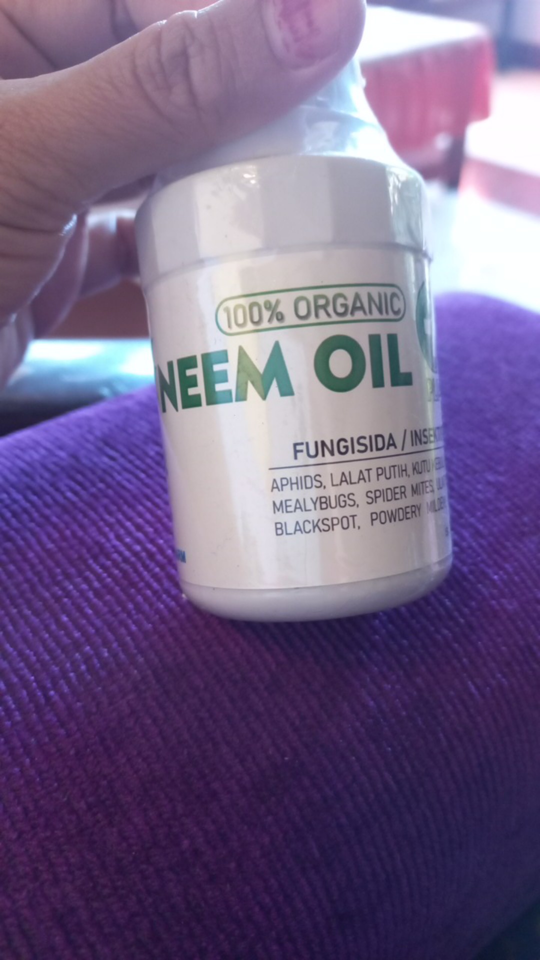 Pestisida Fungisida Insektisida Organik Neem Oil Plus - 100ml