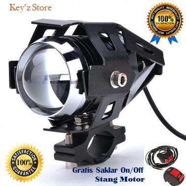 Lampu Tembak Sorot Motor LED Cree-U5 1098 Lumens Transformer/Lampu Tembak Jarak Jauh/Lampu Sorot LED