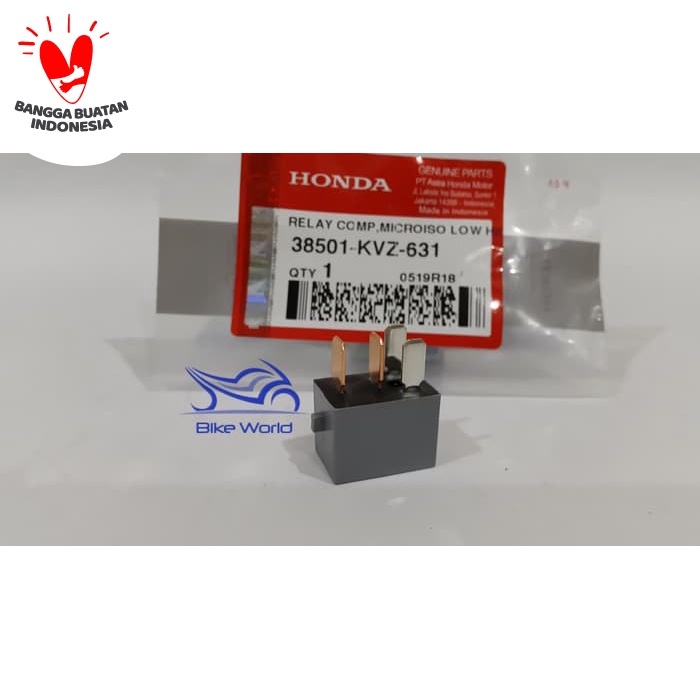 Relay Stater Beat Fi, Vario Fi 38501-KVZ-631 Genuine Astra Honda Motor