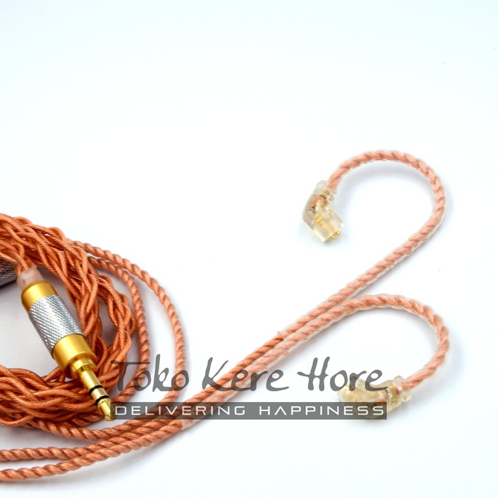 JC Ally JC04 Rose Gold - Earphone Cable Upgrade NON MIC