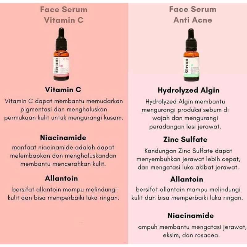 XI XIU Face Serum Vitamin C | Anti Acne | Whitening Gold 20 ml