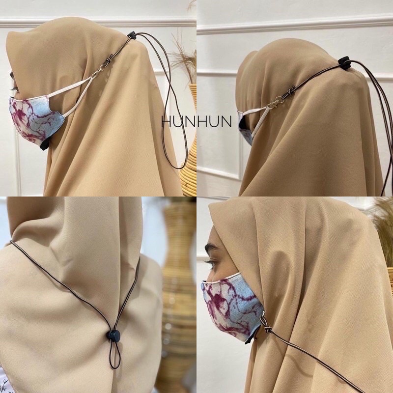 Tali Kalung Masker / Tali konektor hijab / Tali Kacamata Elastis