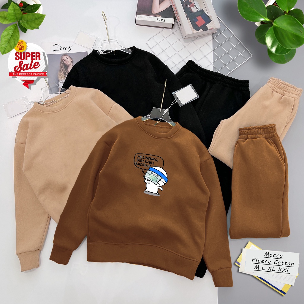 🅳🅵 Sweater Cuby face mask | Sweter Pria &amp; Wanita | Dhea Fashion