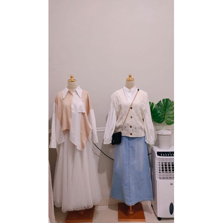 Rok Jeans Maxi / Rok Jeans Denim Wanita / Rok Panjang Premium