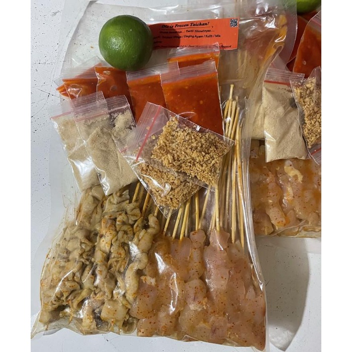 

Sate Taichan - Dis Is Taichan! Daging Ayam/ Kulit Fresh Vacuum Frozen