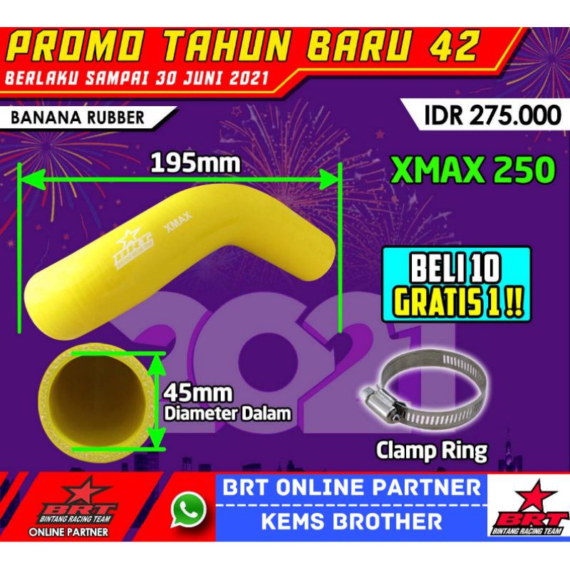 VELOCITY XMAX BRT BANANA RUBBER