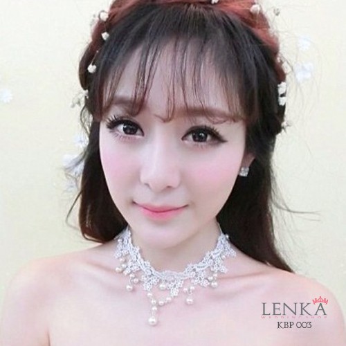 [STOK TERBATAS] KALUNG BROKAT AKSESORIS PERNIKAHAN PESTA MUTIARA KBP003
