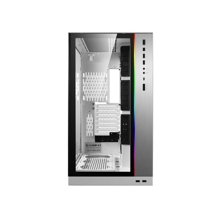 LIAN LI PC-O11 DYNAMIC XL (ROG) WHITE TEMPERED GLASS / Casing Gaming