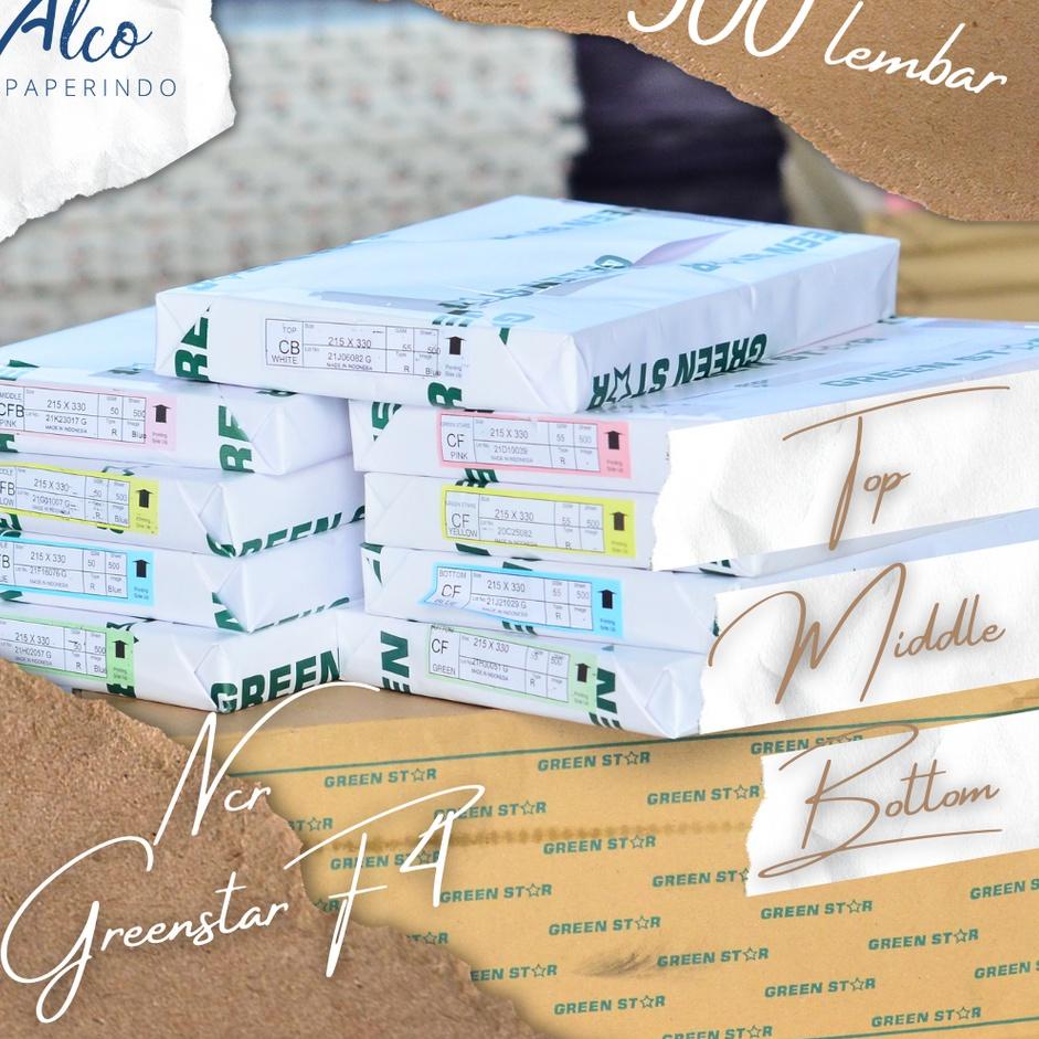 

Bonus Bubble Kertas NCR F4 isi 500 GREENSTAR Carbonless Paper Kertas Nota Kwitansi