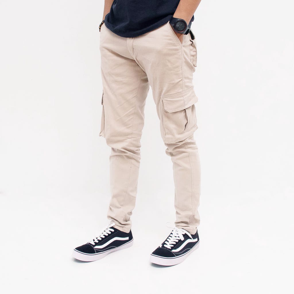 Celana Cargo Panjang Pria Original Jumbo Slimfit Army Laki Laki Murah Loreng Kargo Pant Big Size Dewasa Chargo Hitam Premium Jogger Distro Cowo Jeans Tebal