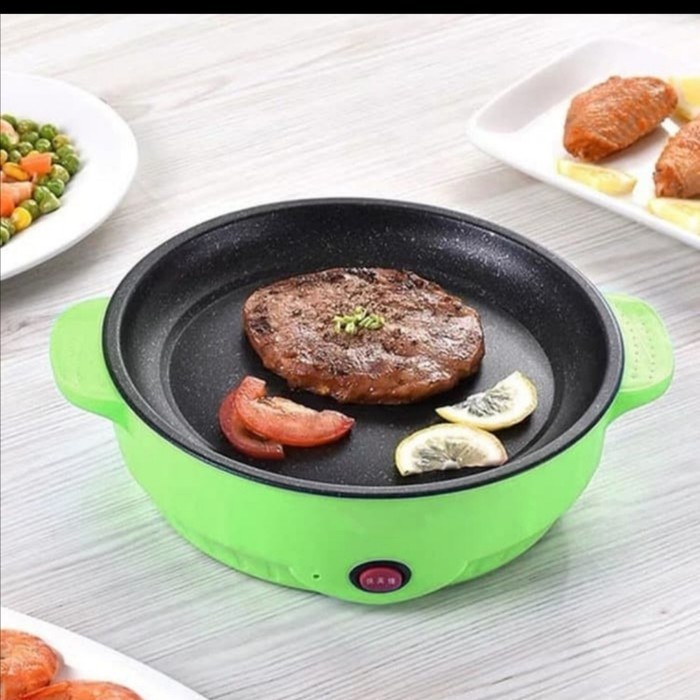 EM Alat Panggang Panci BBQ Electric Grill 22 Cm SIMPLE