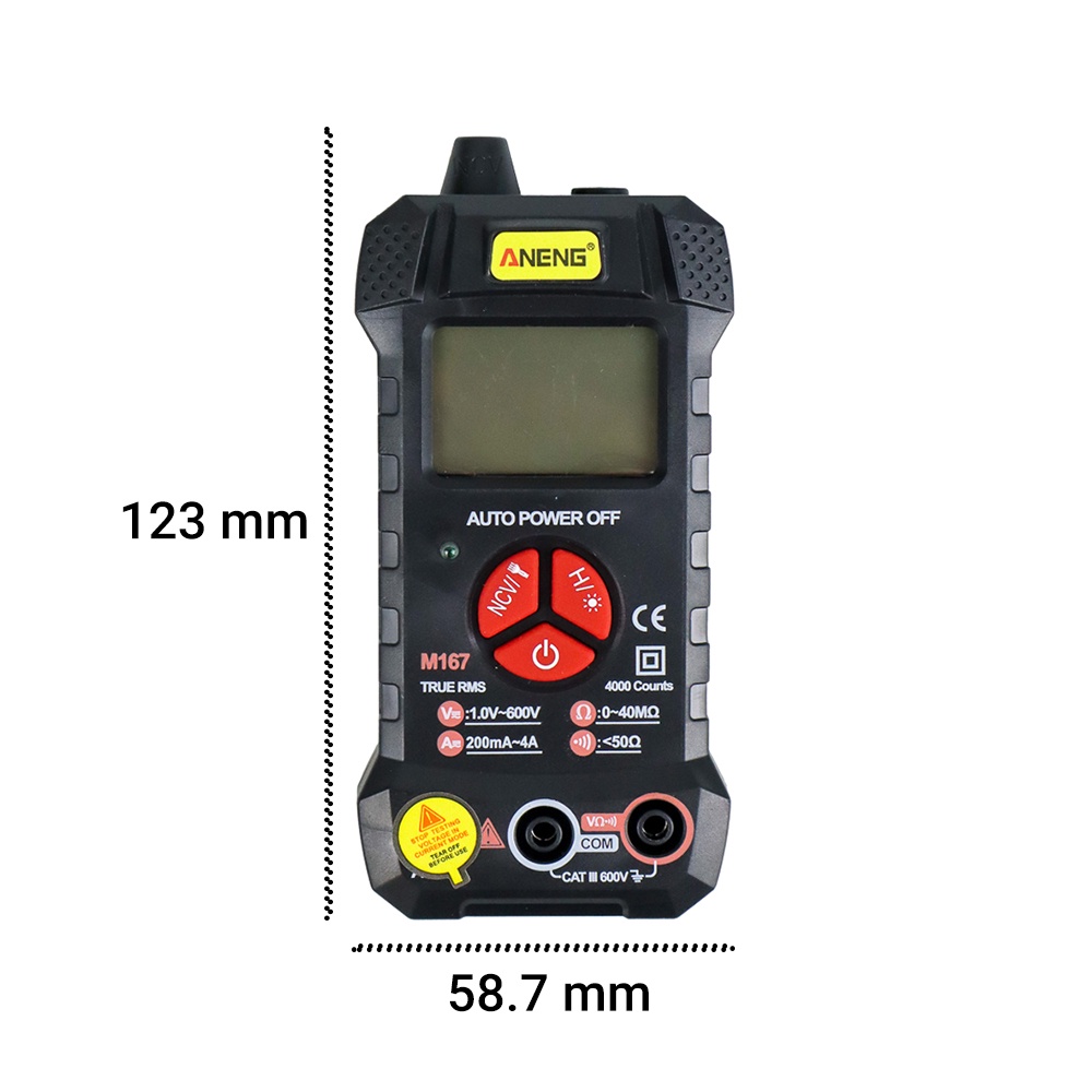 ANENG Digital Multimeter True RMS Voltage Tester - M167