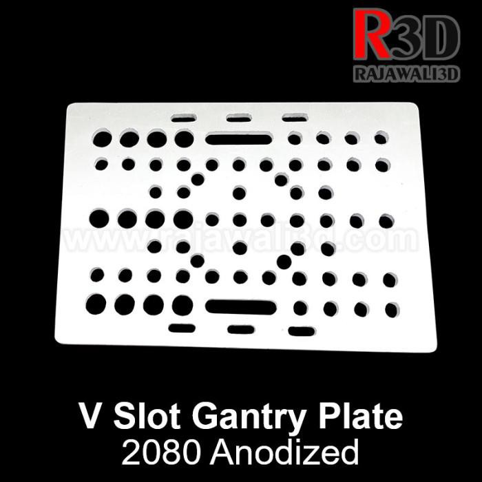 Rexyz Openbuilds V-Slot Gantry Plate T3x126x88 Aluminium Anodized