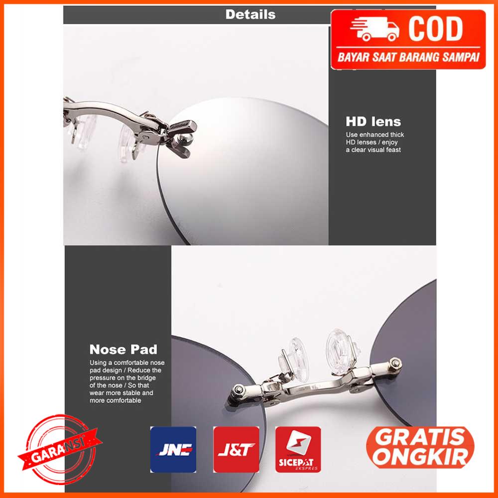 Lensa Klip Kacamata Clip on Sunglasses Matrix Morpheus WE548