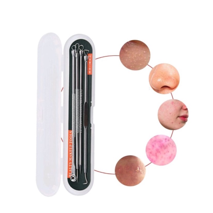 alat ekstraktor komedo isi 4 pcs / alat pencet komedo
