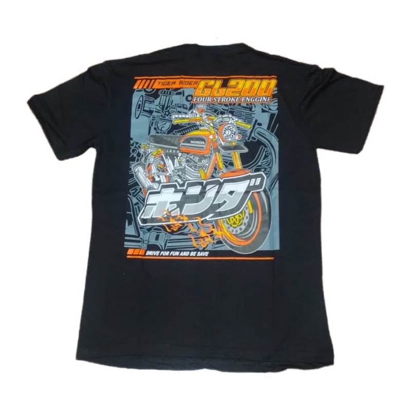 KAOS TSHIRT MOTOR GL 200 DISTRO PREMIUM