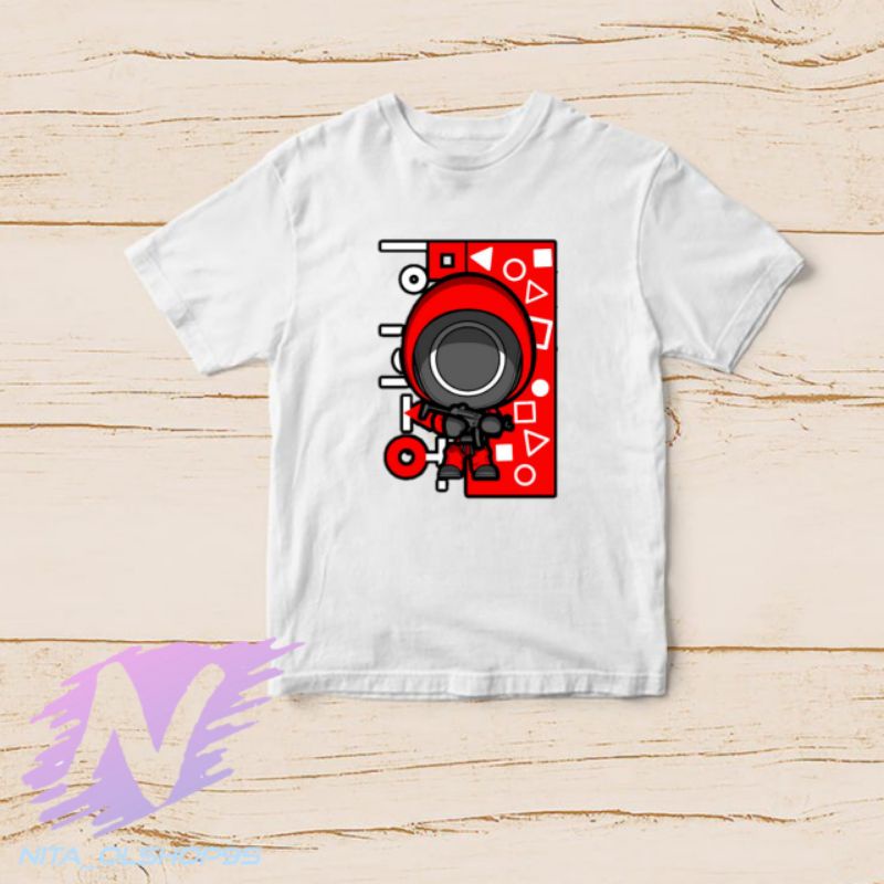 kaos anak squid game baju squid game terbaru