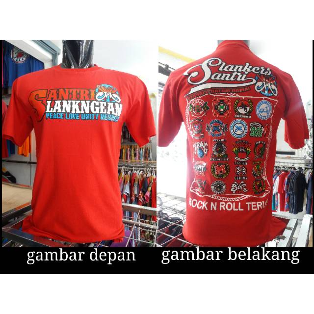 Kaos SANTRI SLENGEAN motif baru. kaos distro SLANK